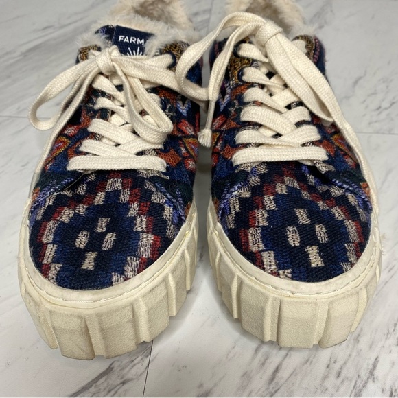 Farm Rio Printed Flatform Sneaker 8 1/2 - Picture 10 of 14